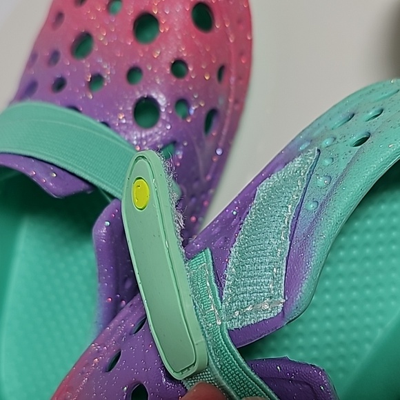 Western Chief Surfer Ombre Clogs Water Shoes Sandals Recess Colorful Glitter 9 - Picture 12 of 12